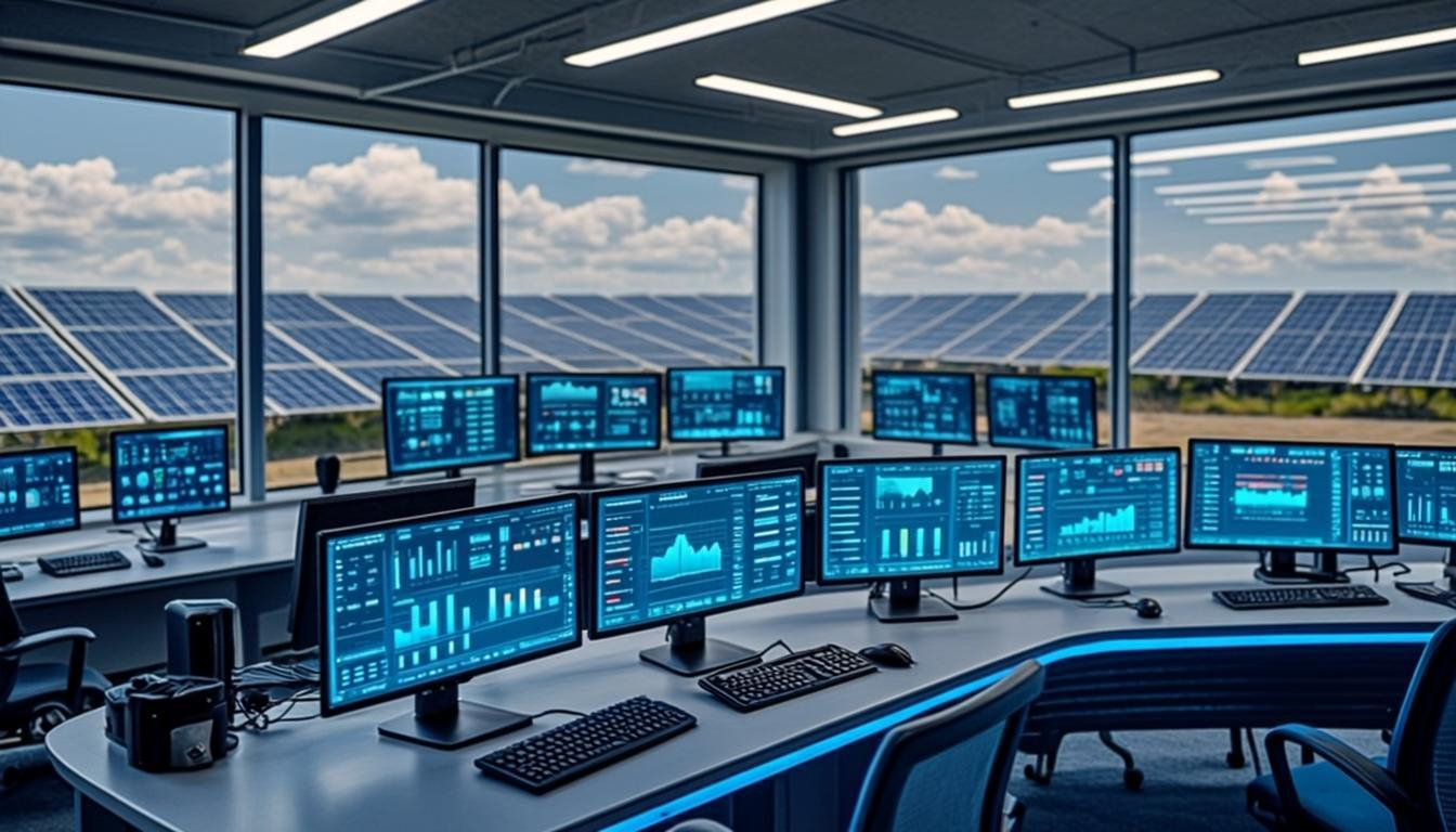 Solar monitoring technology dashboard